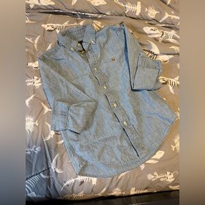 Ralph Lauren Light Blue Casual Button-Down Shirt